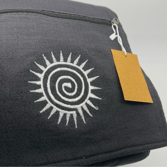 Messenger Bag with Swirl Embroidery - Picture 2 of 8